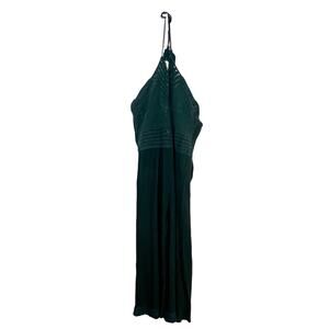 Earthbound Trading Co. L Crochet Open Back Jumpsuit Womens  Boho Gauze Bohemian